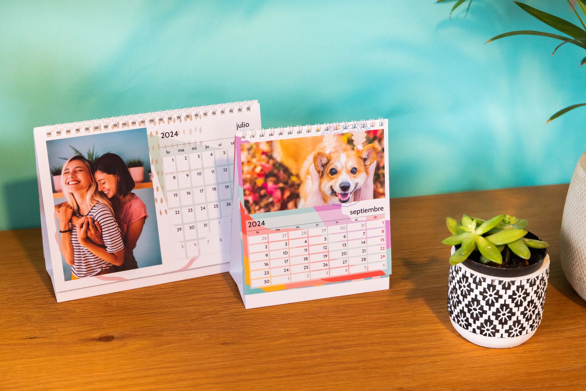 Calendarios sobremesa personalizados con fotos