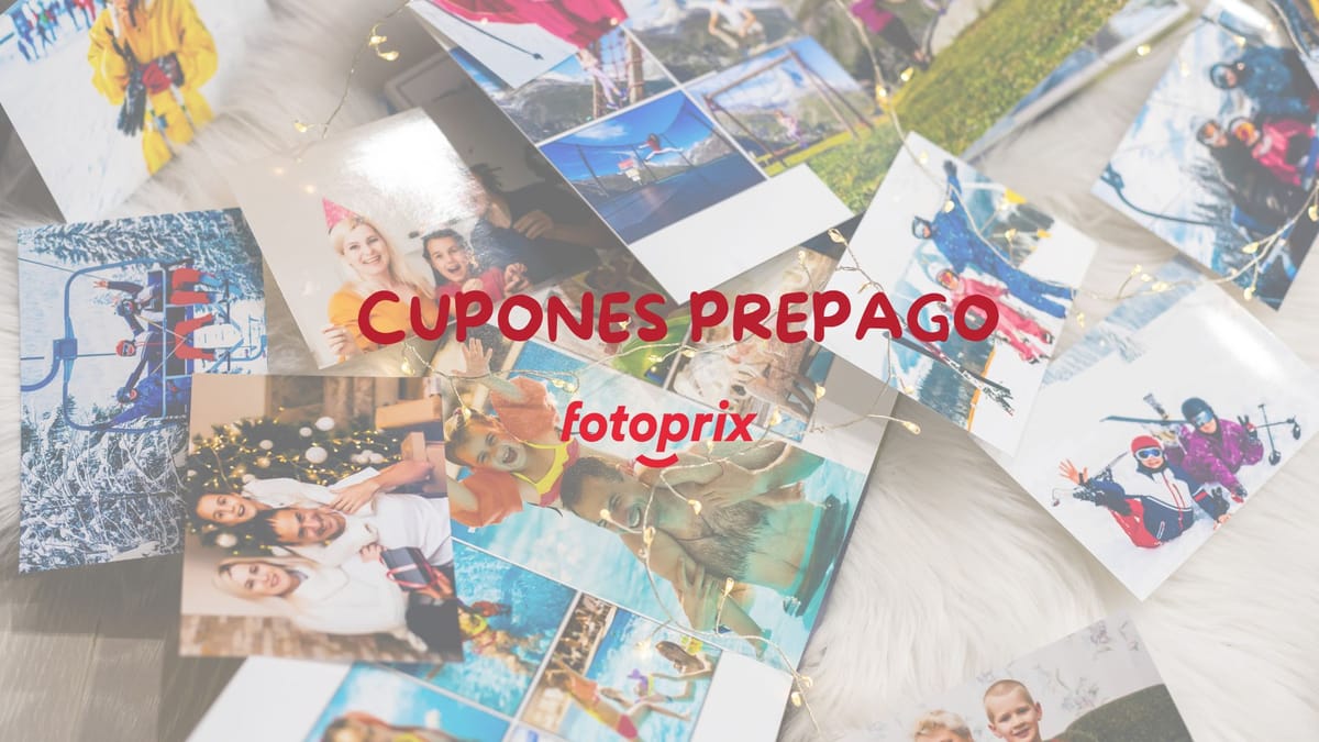 🎉 ¡Novedad en Fotoprix! Llegan los cupones prepago
