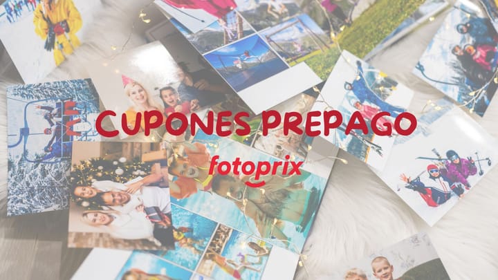 🎉 ¡Novedad en Fotoprix! Llegan los cupones prepago