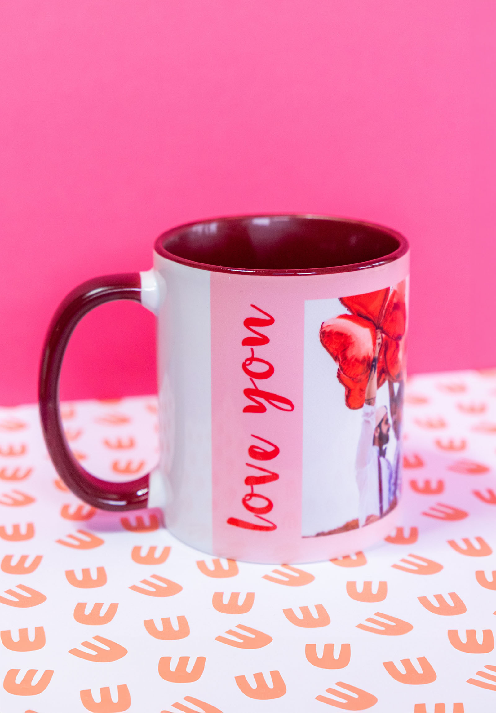 Taza Love personalizada con fotos