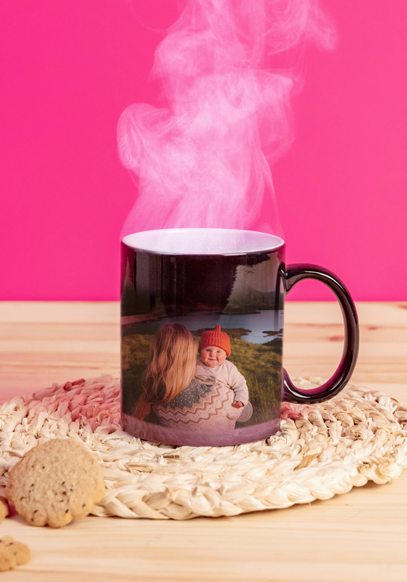 Taza mágica personalizada con fotos