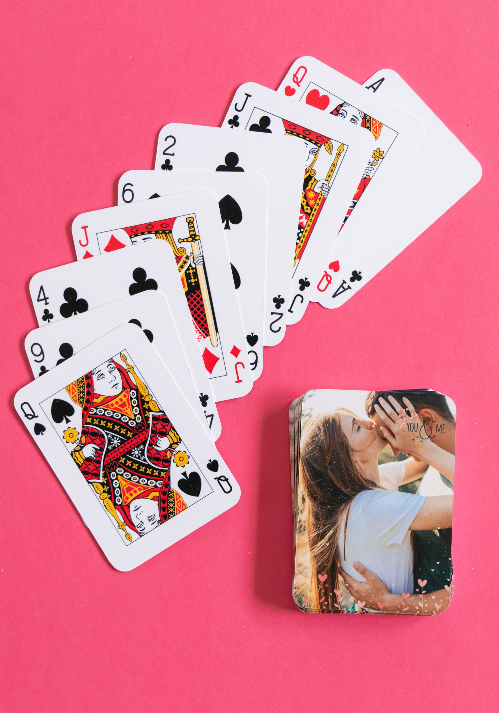 Baraja de cartas personalizada con fotos
