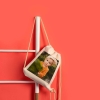 Regalos de Fotoprix, estupenda mochila de lino personalizada con foto. Presume de foto especial a cada sitio que vayas. También es un regalo perfecto.