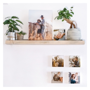 Fotodecoración home con fotos de instragram.