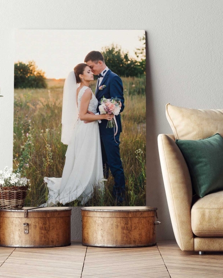 Fotodecoración de Fotoprix, Lienzo XL personalizado. ¿Qué te parecería ver tu foto favorita todos los días en la pared de tu salón? Te emocionarás todos los días.