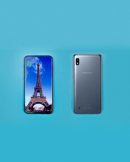 Regalos de Fotoprix, carcasa de móvil Samsung Galaxy A10. Decora tu teléfono de forma exclusiva con esa foto especial y disfrútala siempre que te apetezca.