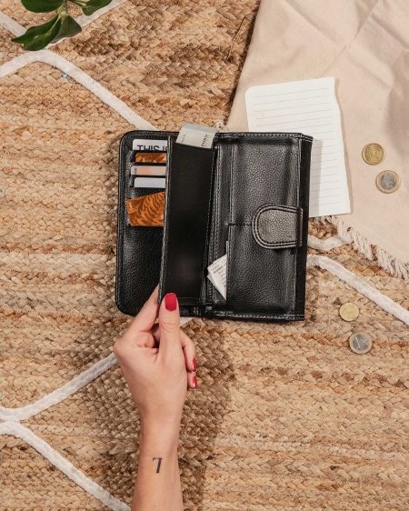 Regalos de Fotoprix. foto detalle de cartera para mujer. Lleva todos los días contigo la foto de tus momentos más especiales y revívelos siempre.