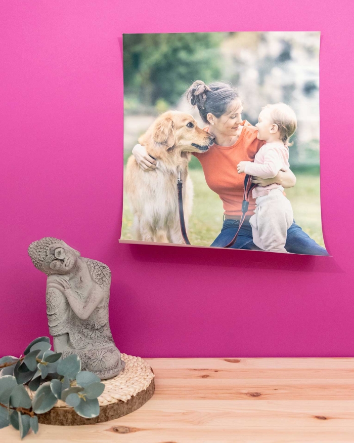 Fotodecoración de Fotoprix, Poster personalizado. Imprime tu foto favorita a todo color y dale color las paredes de tu hogar de una forma divertida y emotiva.