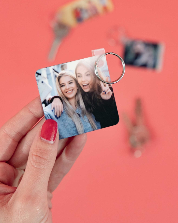 Regalos de Fotoprix, foto detalle llaveros personalizados con foto. Lleva a todas partes contigo esa foto que tanto te gusta y alégrate cada día.