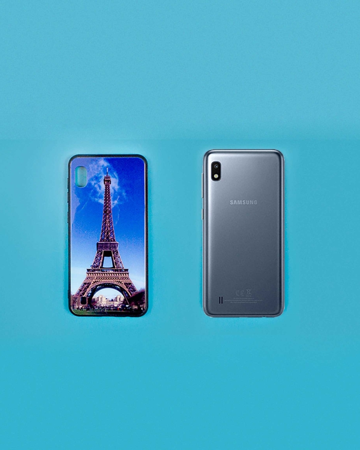 Regalos de Fotoprix, carcasa de móvil Samsung Galaxy A10. Decora tu teléfono de forma exclusiva con esa foto especial y disfrútala siempre que te apetezca.
