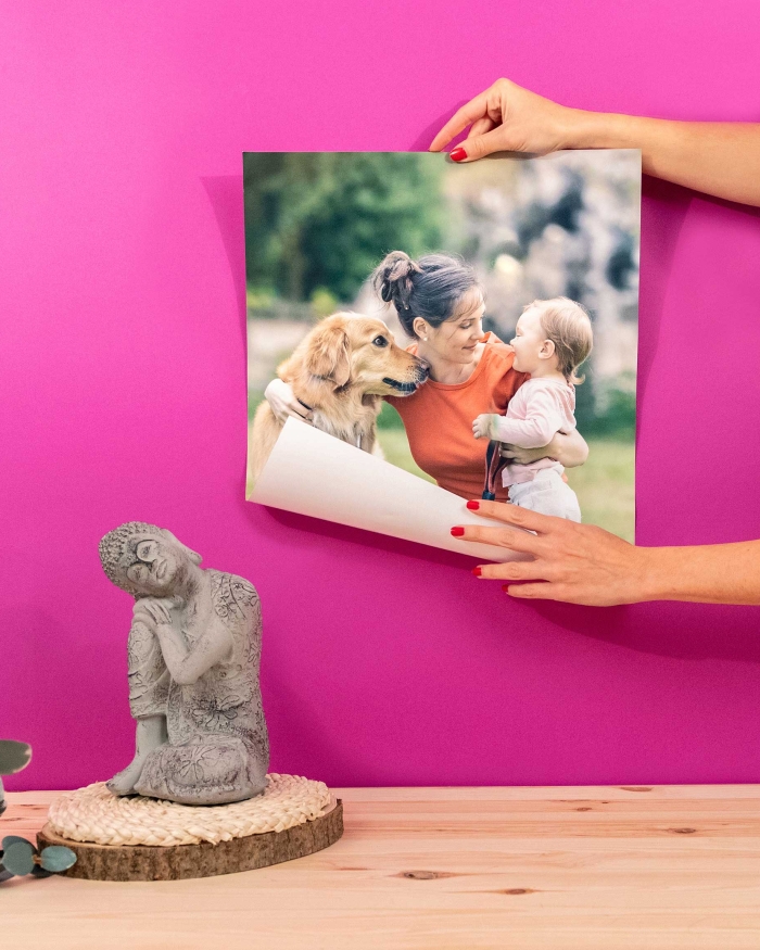 Fotodecoración de Fotoprix, foto en uso Poster personalizado. Imprime tu foto favorita a todo color y dale color las paredes de tu hogar de una forma divertida y emotiva.