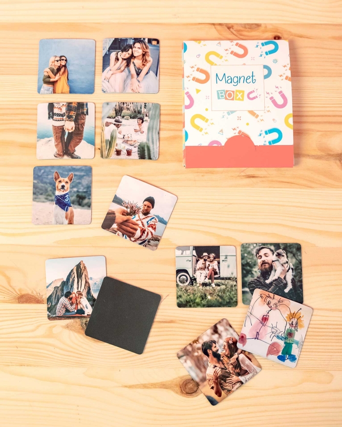 Regalos de Fotoprix, imanes personalizados con foto. Decora tu casa de una forma muy divertida o haz un regalo original a quien tú quieras.