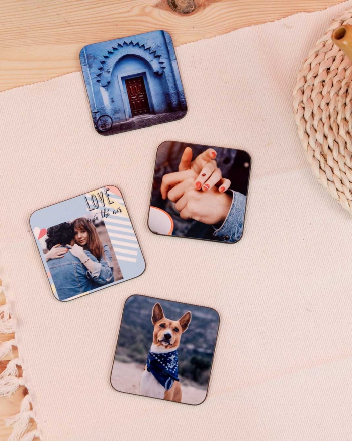 ▷ Posavasos Personalizados con Fotos |