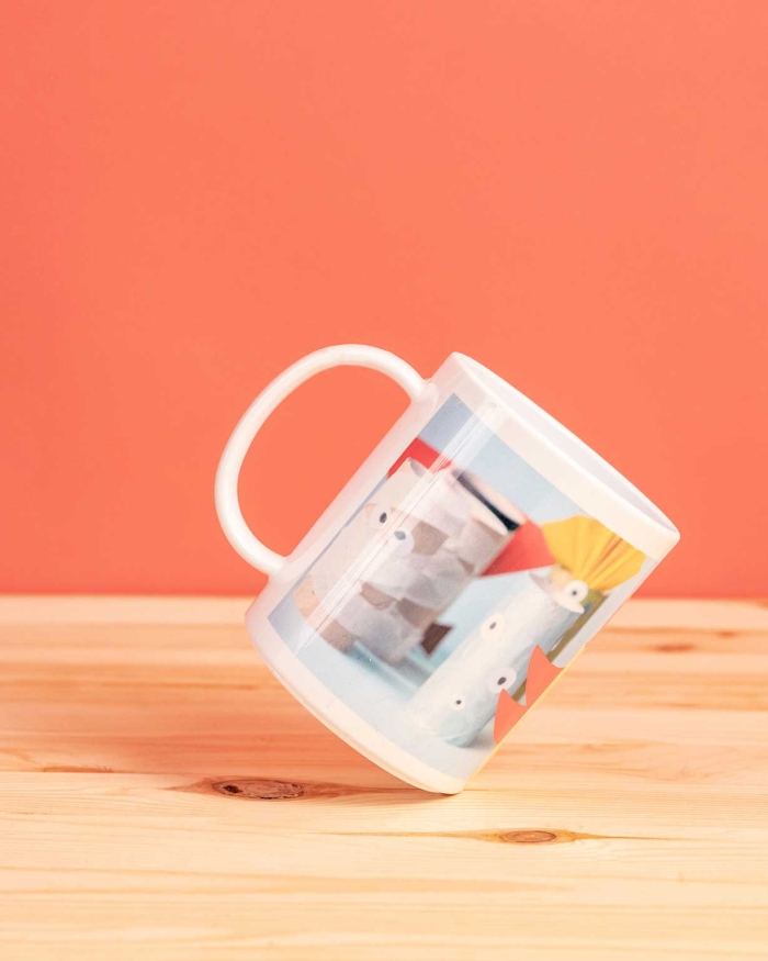 Regalos de Fotoprix, taza irrompible personalizada. Alegra cada uno de tus desayunos con tu foto favorita. No te preocupes si se te cae de la emoción, es a prueba de golpes!